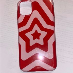 Red and Pink Geometric Star Phone Case / iPhone 11